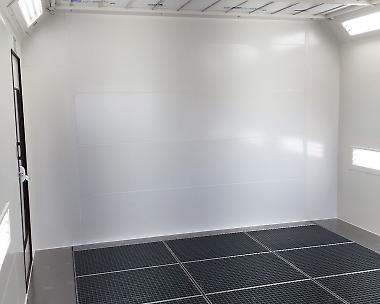 New paint booth for yachting parts, Antibes, Nice